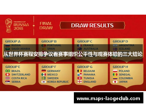 从世界杯赛程安排争议看赛事组织公平性与观赛体验的三大结论